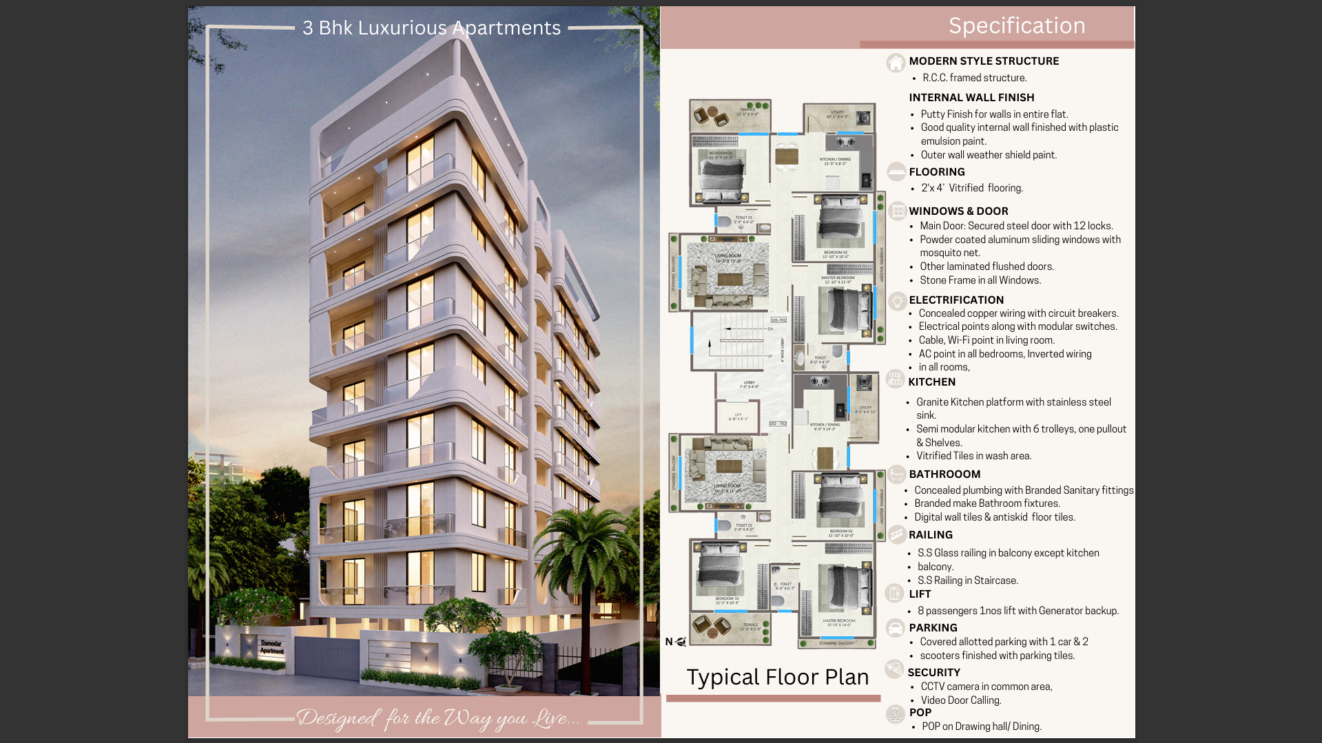 Damodar Apartment - M&T Buildcon 2
