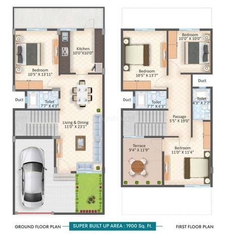 Modern 4BHK Villa in Hingna 2